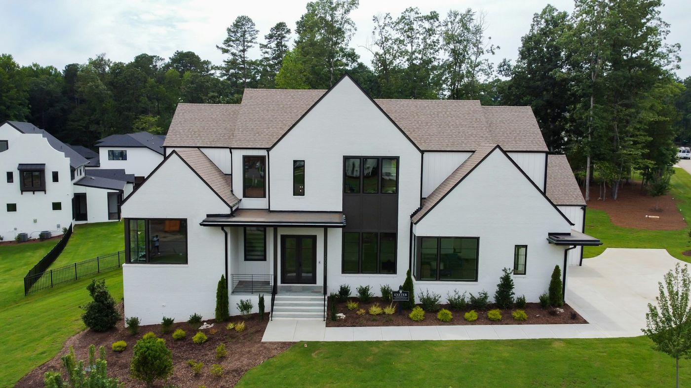Aerial view of Raleigh, NC residential neighborhoods
