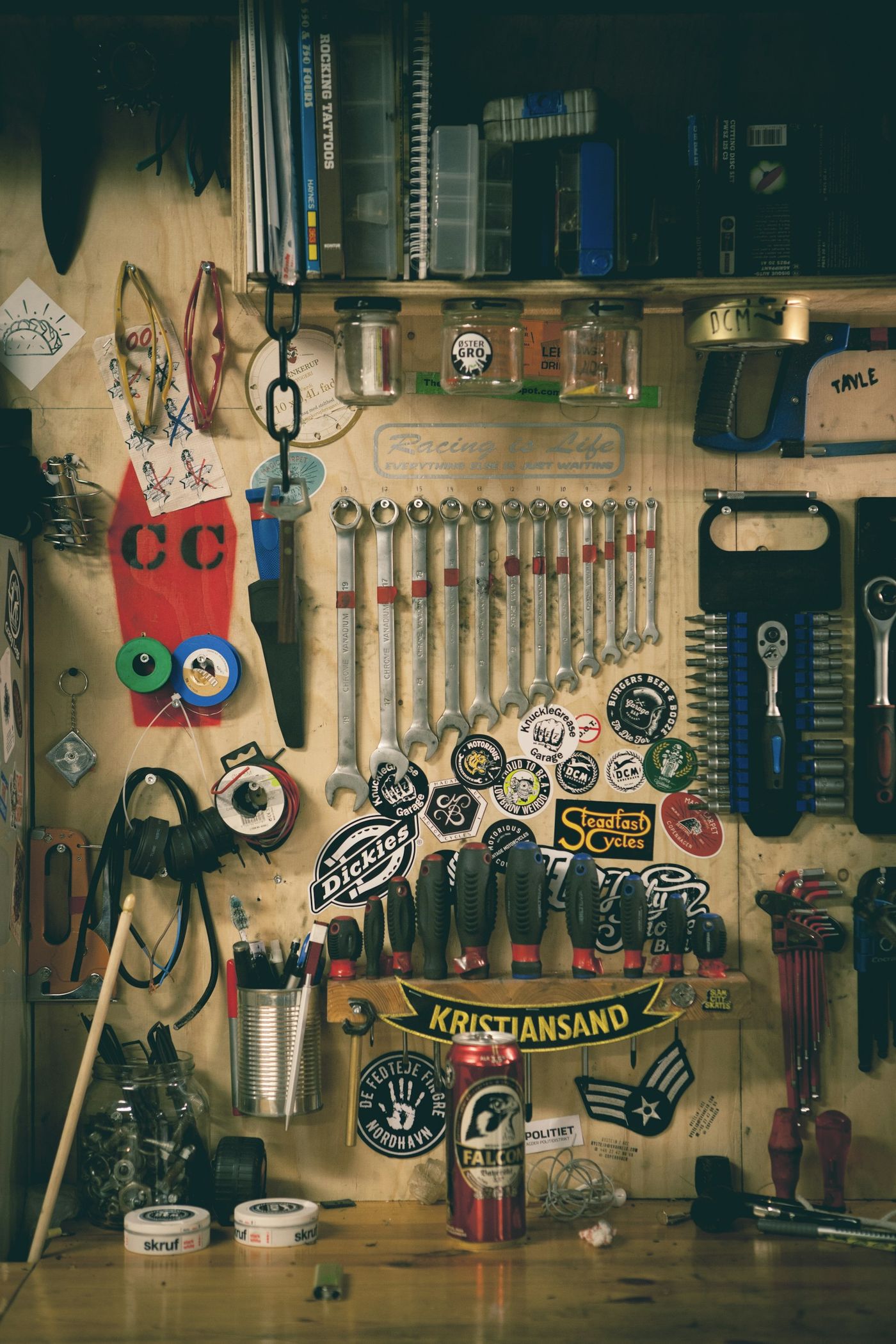 Clean, organized garage after a cleanout