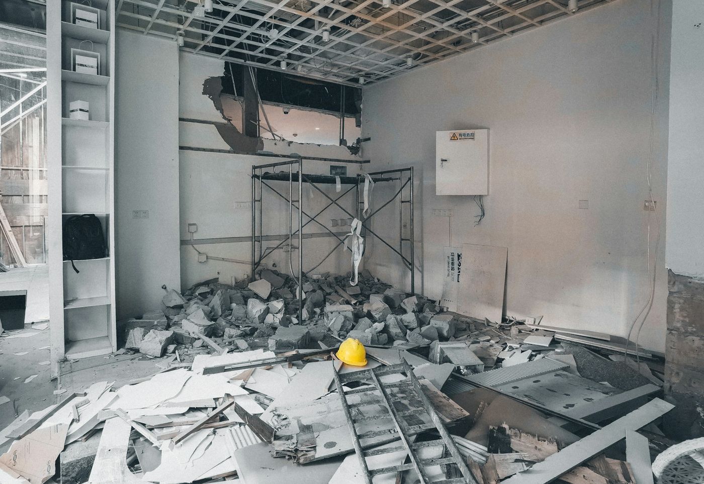 Renovation and construction debris removal in Raleigh