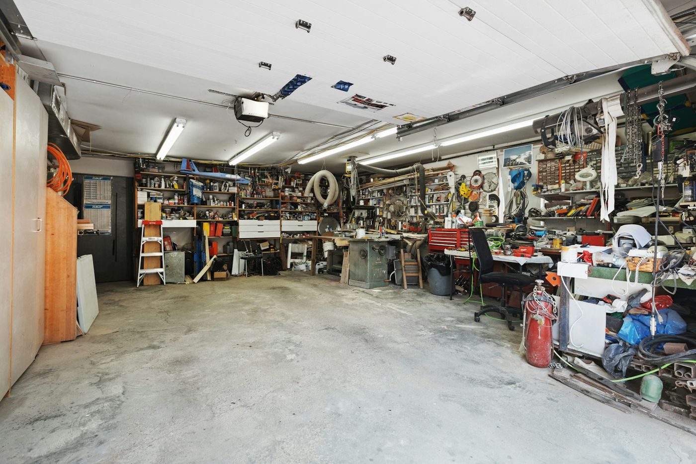 Garages restored to a clean, comfortable condition